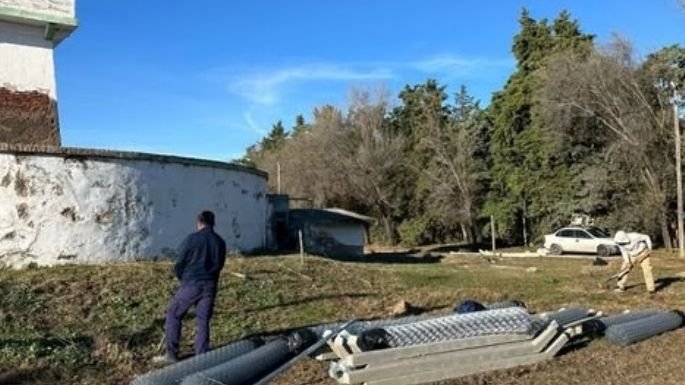Tanque de agua en Bialet Massé, calle Islas Canarias