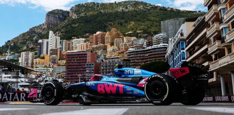Franco Colapinto piloto de Alpine en el Gran Premio de Mónaco