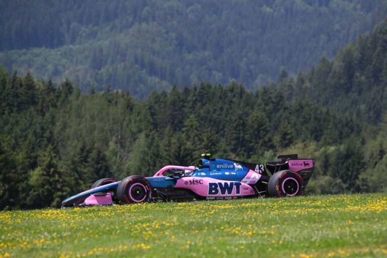 Franco Colapinto en la clasificación del Gran Premio de Austria