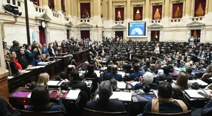 Sesión de la Cámara de Diputados de la Nación