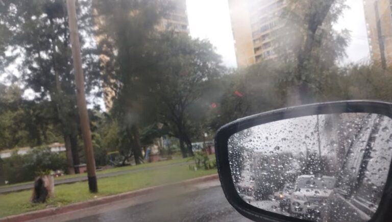 Cielo nublado en la ciudad de Córdoba