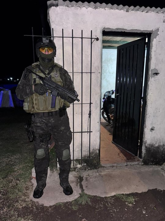 Operativo de la FPA en Laboulaye con drogas secuestradas