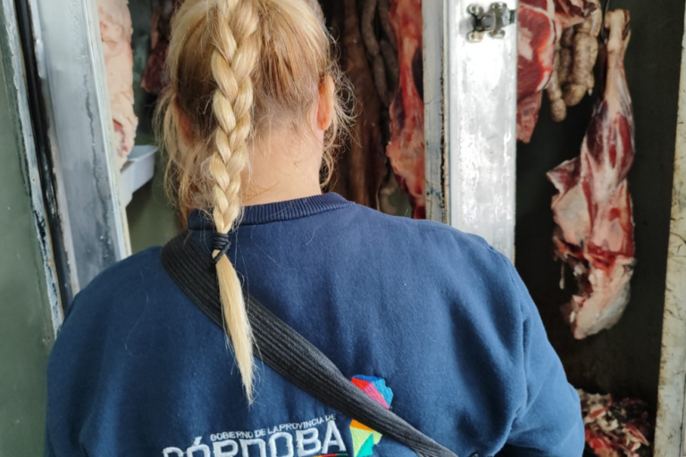 Operativo de decomiso de carne en Miramar, Córdoba