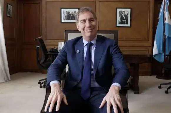 Diego Santilli en la Quinta de Olivos tras su designación como jefe de Gabinete