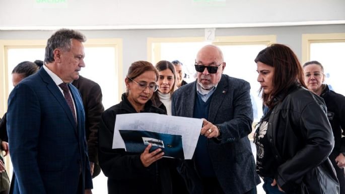 Fiscal General Carlos Lezcano recorre obras de ampliación en la cárcel de Bouwer