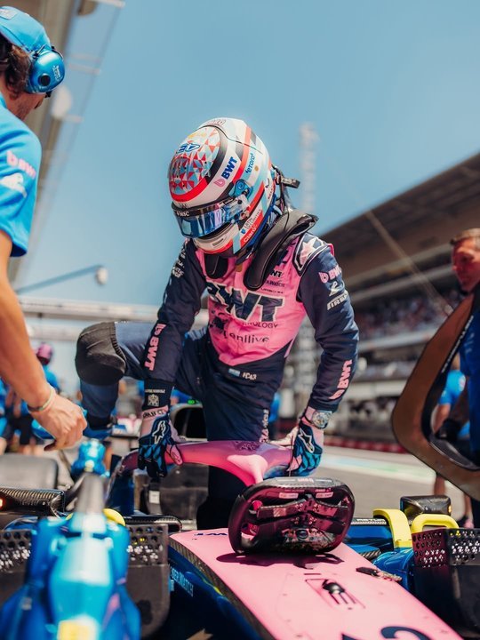 Franco Colapinto durante el Gran Premio de España en el circuito de Montmeló