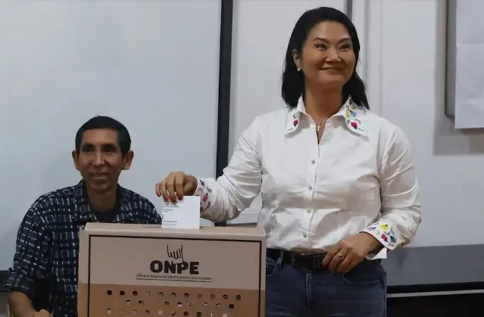 Keiko Fujimori en acto de proclamación electoral