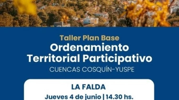 Taller participativo de ordenamiento territorial en La Falda