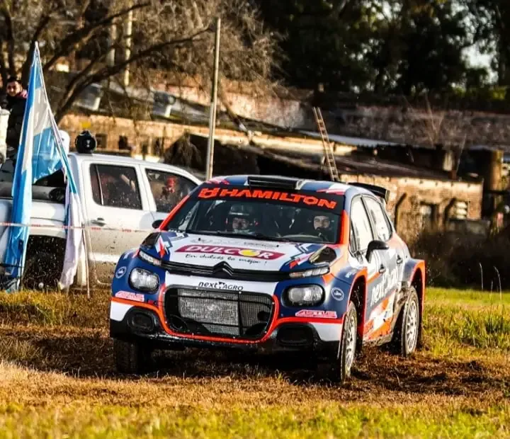 Santiago Baldo en el Rally de San Francisco