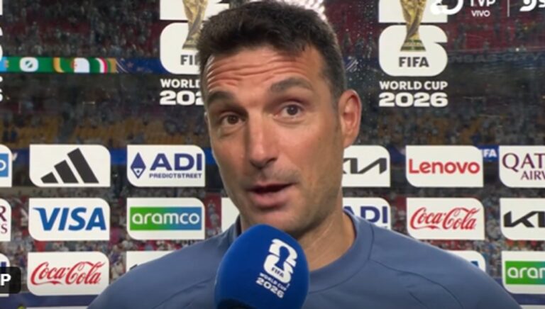 Lionel Scaloni habla en conferencia de prensa tras el partido Argentina vs Argelia
