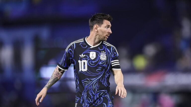 Jugadores de la Selección Argentina celebrando en la cancha