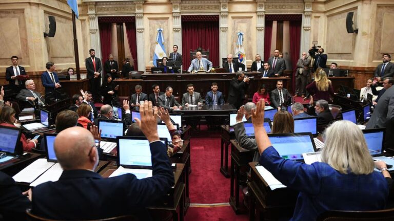Sesión del Senado de la Nación