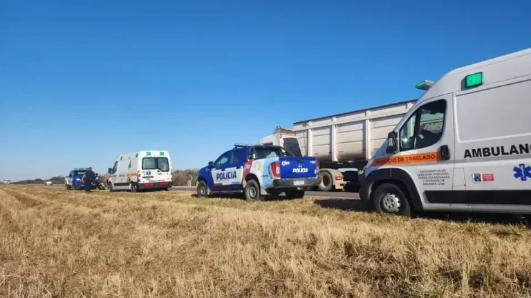 Siniestro vial en Ruta Provincial 13