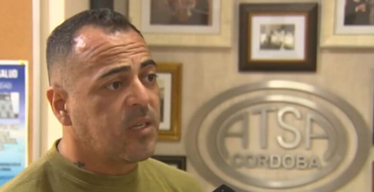 Trabajadores de la salud en protesta en Córdoba