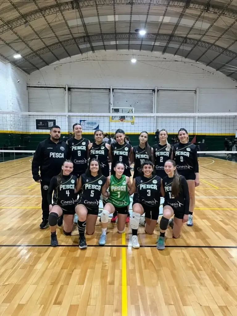 Partido de vóley del Club de Pesca de Villa Carlos Paz