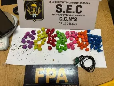 Detenido por intentar ingresar droga a la cárcel de Cruz del Eje