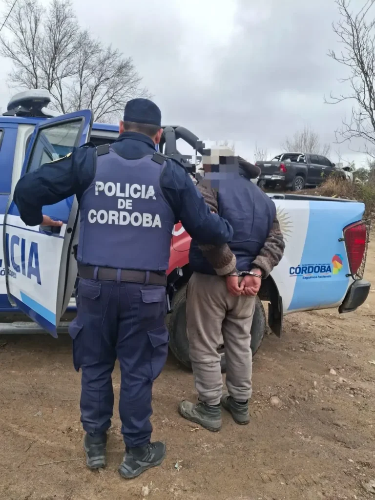 Control policial en Cuesta Blanca