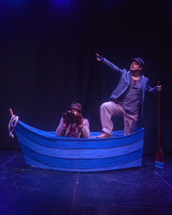 Escena de la comedia musical El viento en los sauces en el Teatro La Brújula