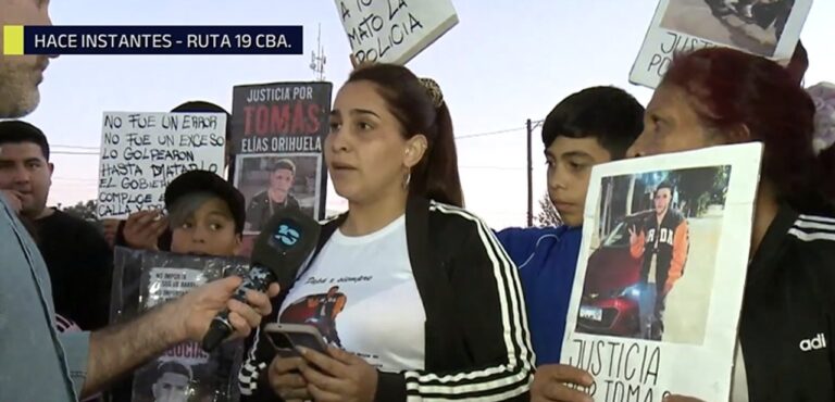 Movilización en la Ruta 19 por Tomás Orihuela