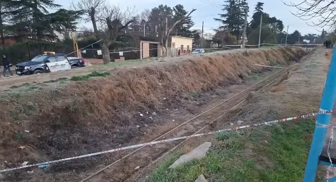 Tren de las Sierras en la estación de La Falda