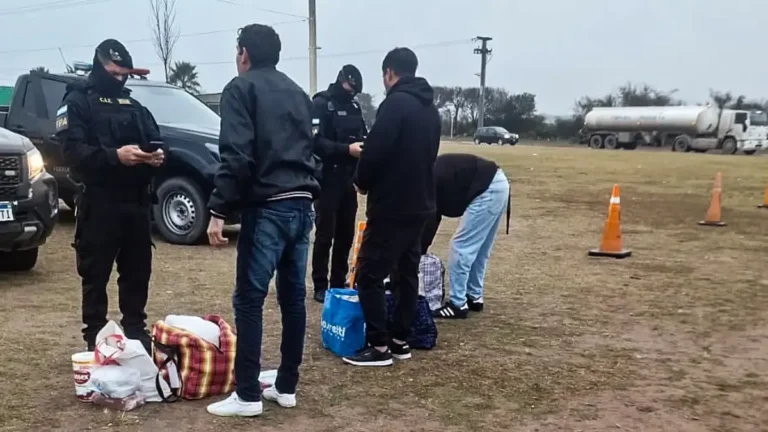 Operativo de la FPA en Bouwer durante visitas