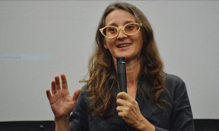 Lucrecia Martel en un evento cultural