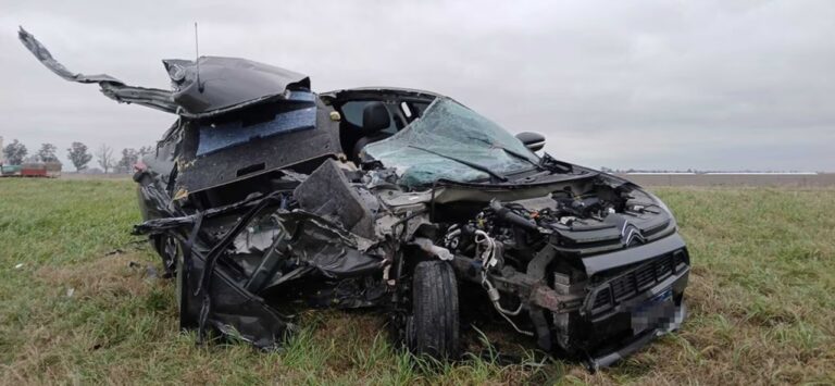 Accidente en la Autovía 19 entre un camión y un auto