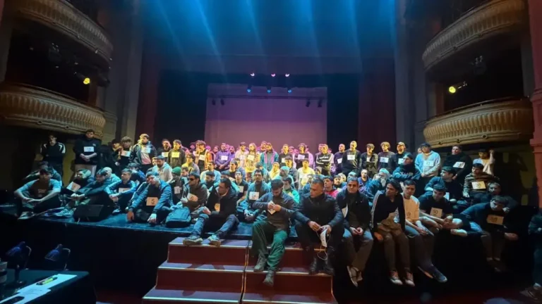 Artistas durante el casting de Pabellón Tornú: La Cárcel en el Teatro Real de Córdoba