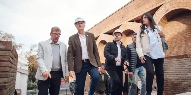 Obras del futuro Centro Metropolitano de Interpretación de las Islas Malvinas en el edificio del Obispo Mercadillo
