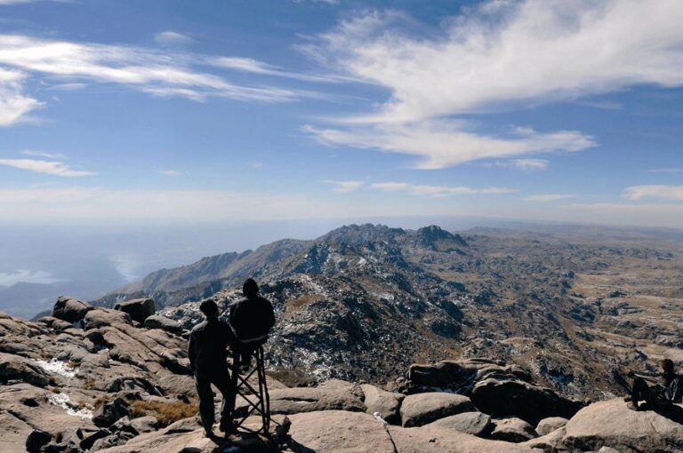 Vista del cerro Champaquí en las Sierras Grandes de Córdoba