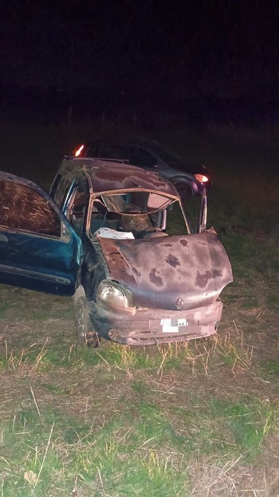 Ruta Provincial 10 en la zona del accidente