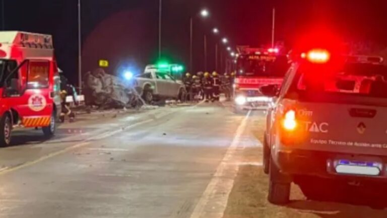 Vehículos involucrados en accidente en ruta C-45, Alta Gracia