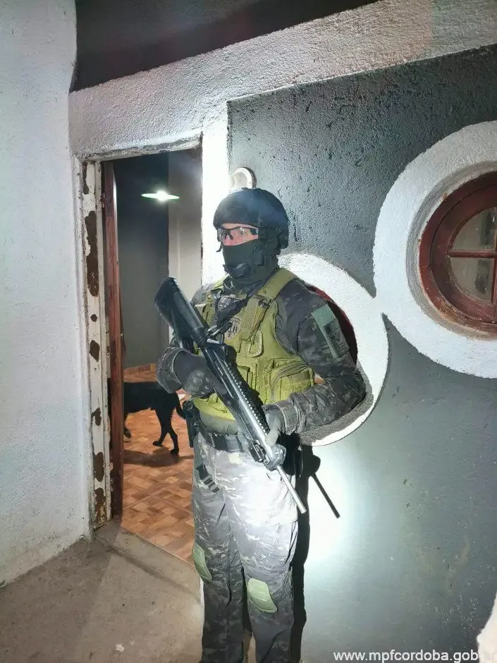 Operativo policial de la FPA en Calamuchita
