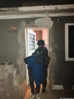Operativo de la FPA en barrio Ampliación Cabildo