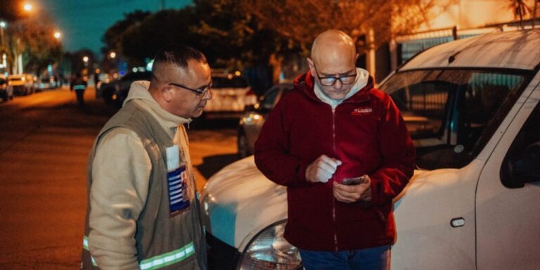 Zona de estacionamiento controlado en la ciudad de Córdoba