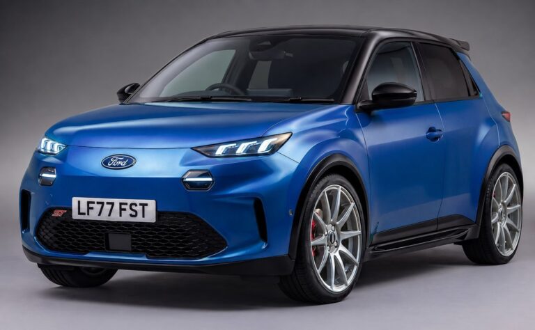Ford Fiesta eléctrico 2028 (render ilustrativo)
