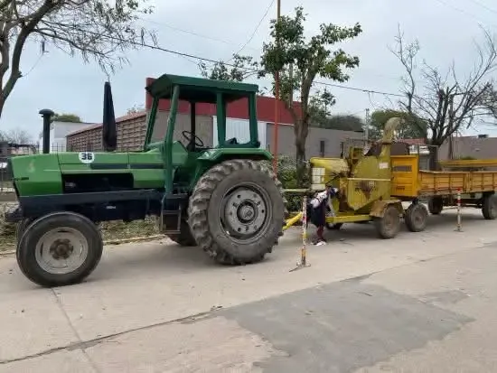 Trabajador municipal accidentado en Brinkmann