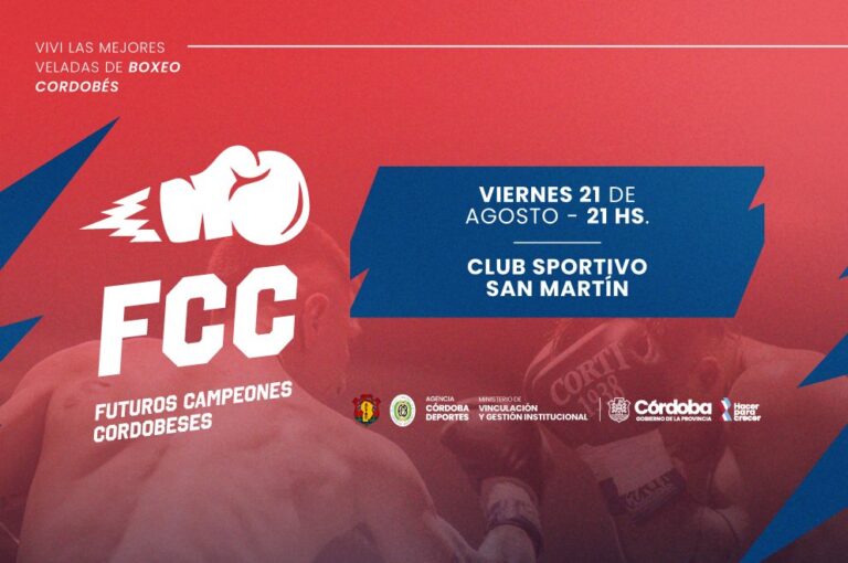 Boxeo en el Club Sportivo San Martín de Colonia Caroya