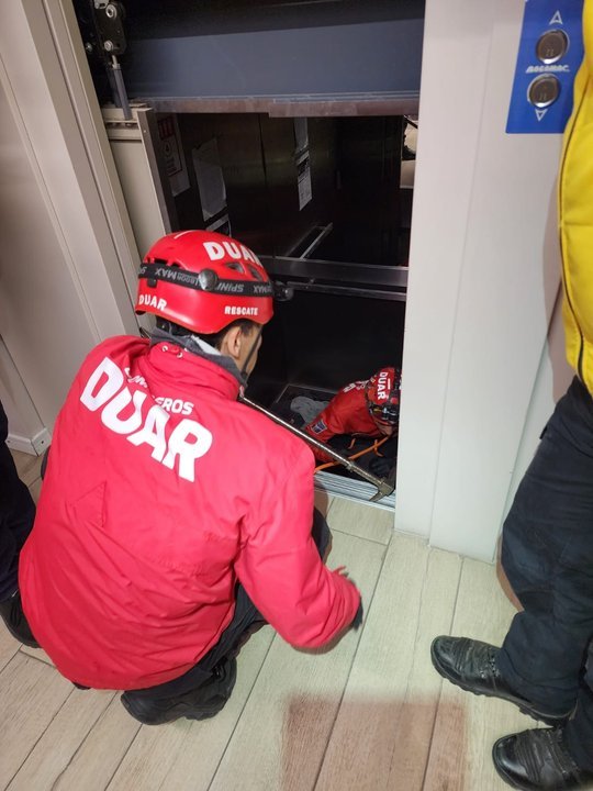 Edificio en calle 25 de Mayo al 900 donde ocurrió el incidente