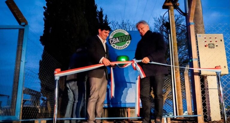 Inauguración de la pavimentación de la Ruta Provincial S-528 entre Las Albahacas y Villa El Chacay