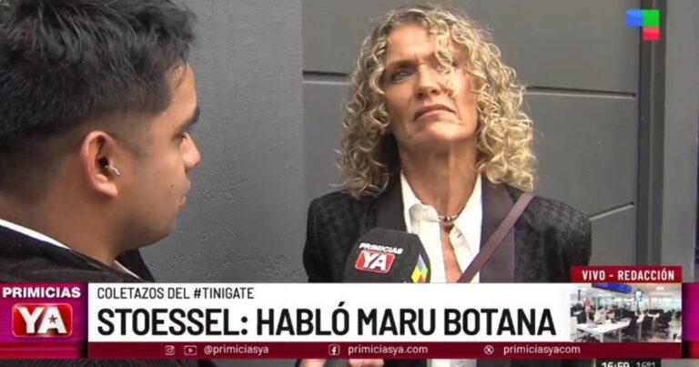 Maru Botana en una entrevista