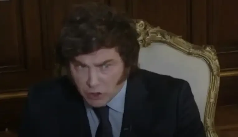 Javier Milei en entrevista televisiva