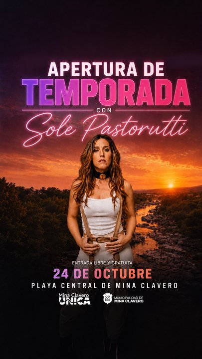 Soledad Pastorutti en escenario durante evento al aire libre