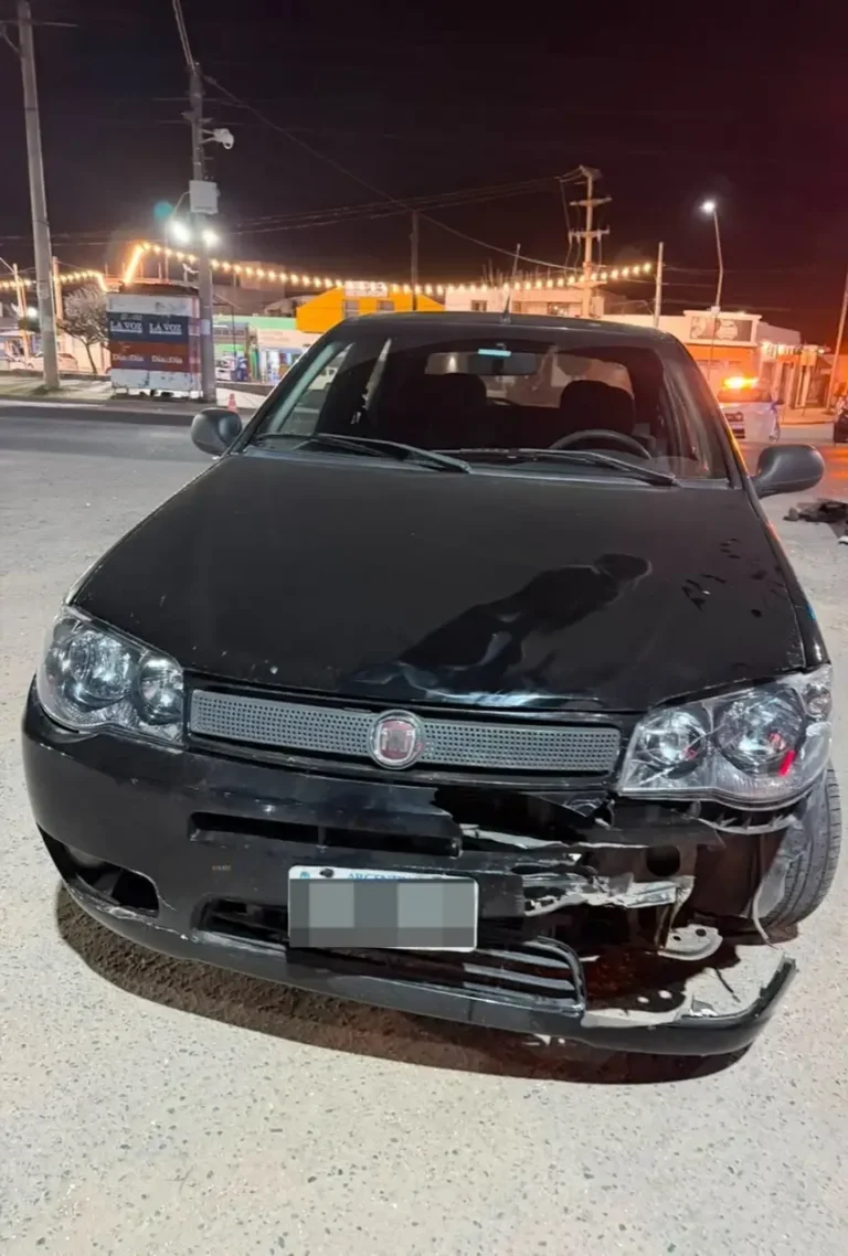 Choque entre moto y auto en la Ruta 38 en Bialet Massé