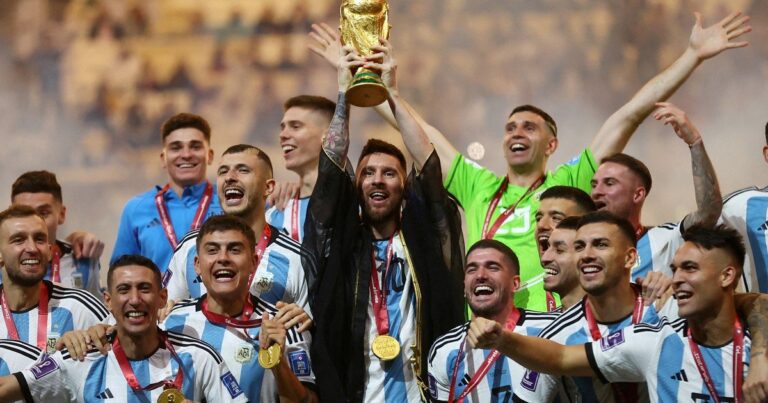 Lionel Messi con la camiseta de la Selección Argentina