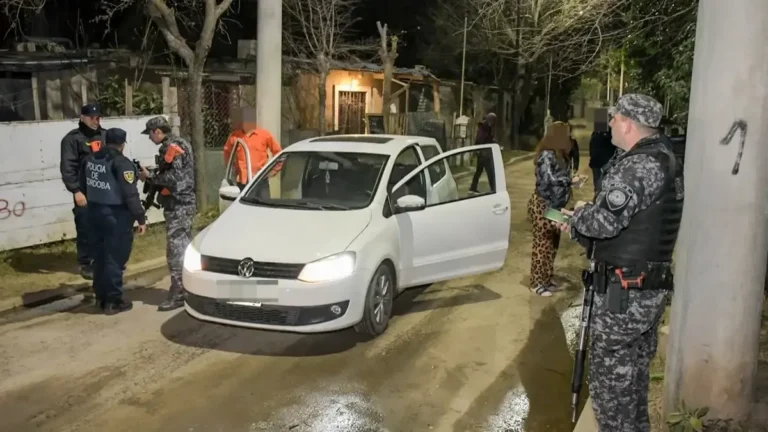 Operativo policial en la zona sur de Córdoba