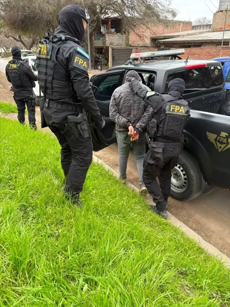 Operativo de la FPA en Córdoba con dosis de cocaína secuestradas