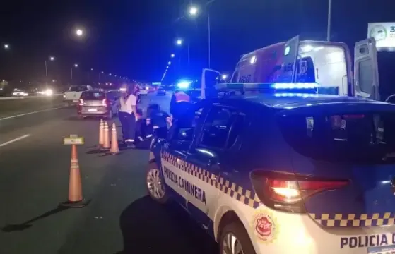 Vista de la avenida Circunvalación en Córdoba durante el operativo policial