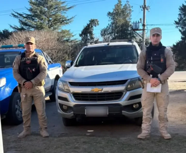 Procedimiento policial en zona rural de Tanti