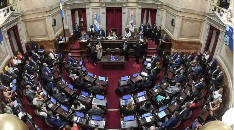 Senado de la Nación Argentina en sesión